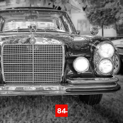 Mercedes S-Klasse W111 4x Scheinwerfer US EU Umrüstung E-Prüfzeichen W108 W110