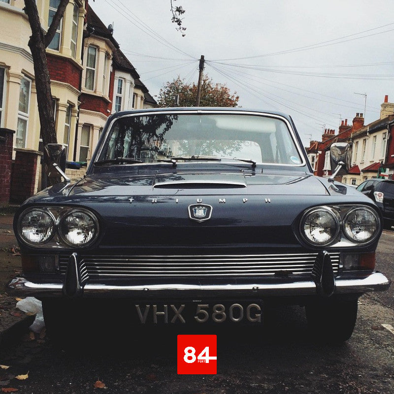 Triumph Stag 4x Scheinwerfer EU E-Prüfzeichen Umrüstung TÜV