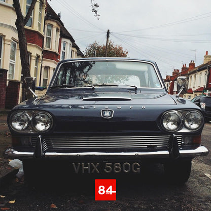 Triumph Stag 4x Scheinwerfer EU E-Prüfzeichen Umrüstung TÜV