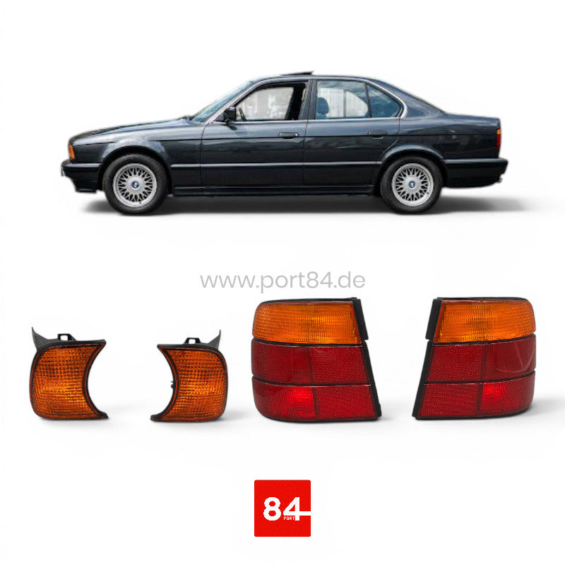 Rückleuchten & Blinker Set für BMW 5er E34 Limousine