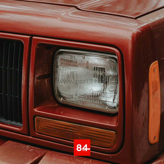 Jeep Cherokee XJ Wagoneer Comanche Chief US-Scheinwerfer Umrüstung mit E-Prüfzeichen