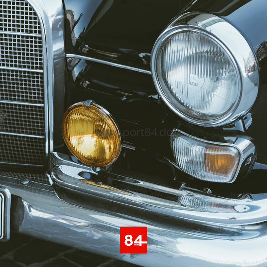Mercedes W110 W111 Heckflosse Ponton US-Scheinwerfer Umrüstung mit E-Prüfzeichen