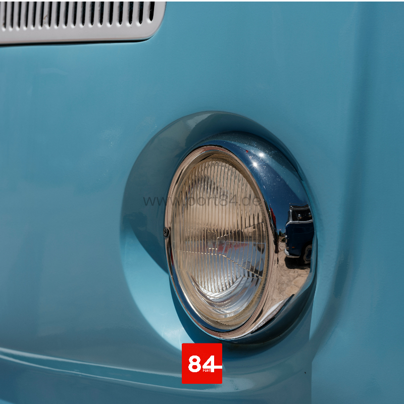 VW T2 T2a T2b Bay Window Camper Panel USA Modell Scheinwerfer mit E-Prüfzeichen