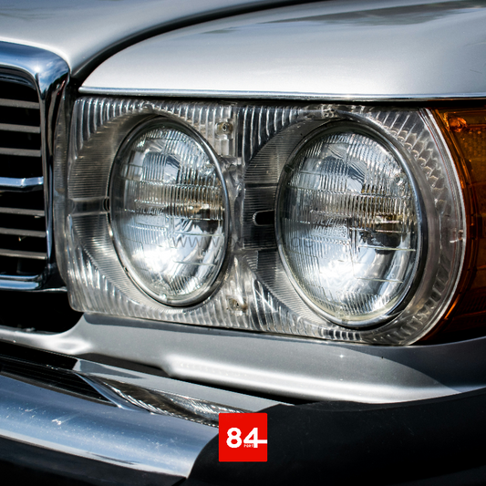 Mercedes SL, SLC R107 W107 US-Modell Scheinwerfer mit E-Prüfzeichen