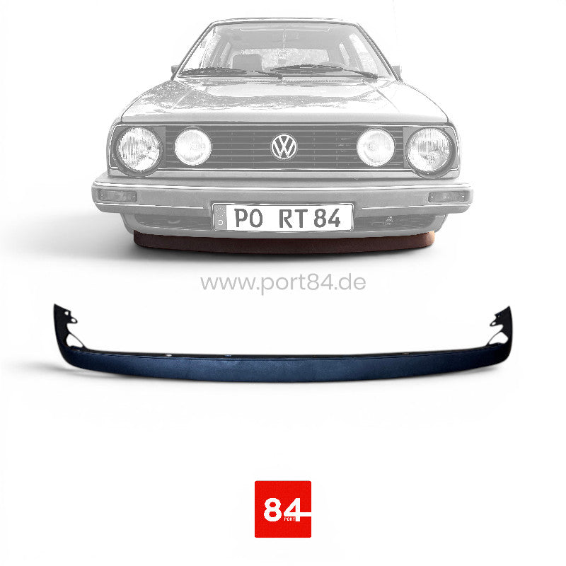 Frontlippe für schmale Stoßstange passend VW Golf 2 / Jetta 2