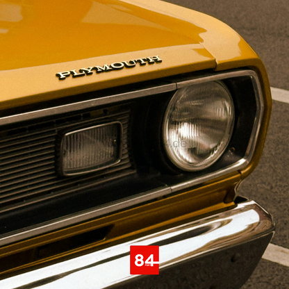 Plymouth Gran Fury Volare Duster Barracuda Cuda 2x headlights E-mark