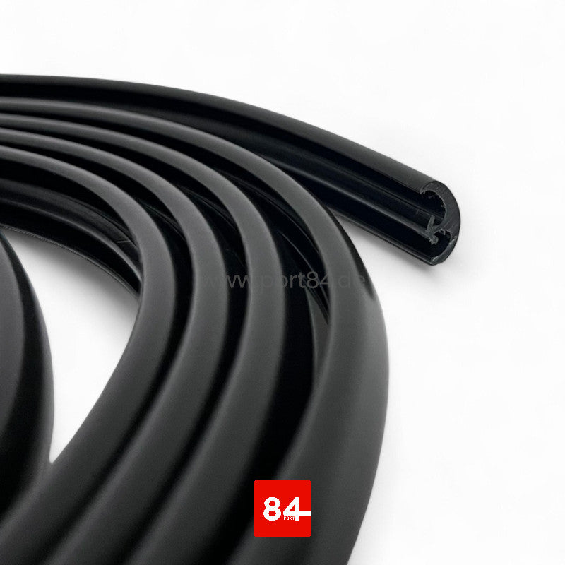 VW Golf & Jetta II Keder Set für schmale Stoßstangen schwarz