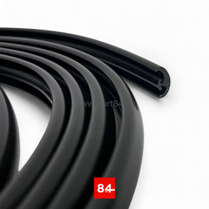 VW Golf & Jetta II Keder Set für schmale Stoßstangen schwarz