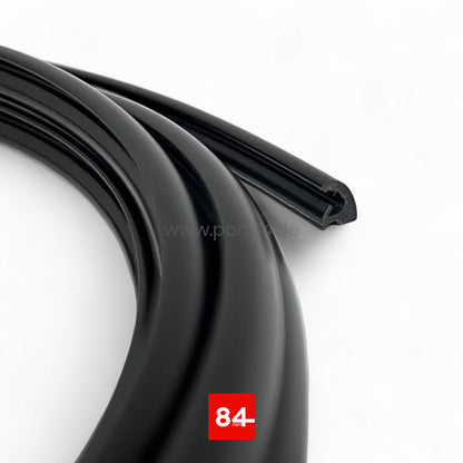 VW Golf & Jetta II Keder Set für schmale Stoßstangen schwarz
